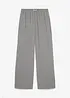 Pantalon fluide à taille élastiquée, bonprix