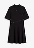 Robe courte à rivets, bonprix