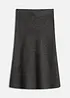 Jupe midi en maille, bonprix