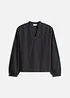 Chemisier en coton avec broderies anglaises, bonprix