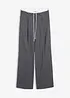 Pantalon large en viscose mélangée, bonprix