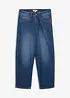 Jean barrel taille mi-haute, bonprix