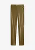 Pantalon bi-matière jersey milano et enduit devant, bonprix