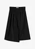 Jupe midi en viscose mélangée, bonprix