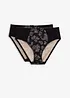 Lot de 2 slips Maxi avec dentelle, bonprix