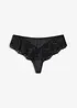 Shorty-string en matière brillante, bonprix