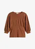 T-shirt en maille bouclette, bonprix
