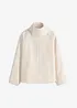 Pull col boule, bonprix