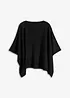 Poncho court en laine, bonprix