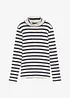 T-shirt col roulé 100% coton, bonprix