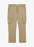 Pantalon droit cargo 100% coton, Regular, bonprix