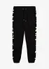 Pantalon de jogging avec empiècement, Regular, bonprix