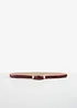 Ceinture fine en cuir, bonprix