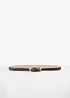 Ceinture fine en cuir, bonprix