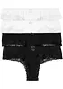 Lot de 4 slips brésiliens, bonprix