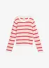 T-shirt en maille rayé, bonprix