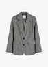 Blazer motif chevrons en laine mélangée, bonprix