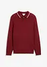 Pull col polo en coton recyclé majoritaire, bonprix