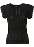T-shirt doux en maille de viscose mélangée, bonprix