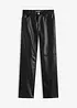 Pantalon enduit à taille élastiquée, bonprix