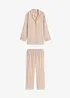 Pyjama en flanelle avec pochette cadeau, bonprix