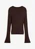 T-shirt en maille semi-transparent, bonprix