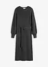 Robe pull fluide et côtelée en viscose majoritaire, bonprix