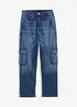 Jean droit doublure thermique en jersey, loose, bonprix