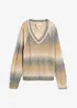 Pull en laine mélangée avec fil lurex, bonprix