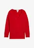 Pull long et oversize à fentes sur les côtés, bonprix