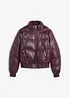 Doudoune en cuir d’agneau nappa, bonprix