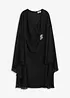 Robe courte avec cape en mousseline, bonprix