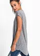 T-shirt long avec base arrondie, bonprix