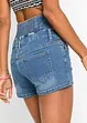 Short en jean taille haute, bonprix