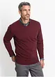 Pull col V en fine maille, bonprix