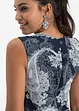 Robe longue en crêpe, bonprix