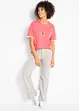Lot de 2 pantalons en jersey extensible, bonprix