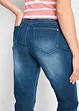 Jean Boyfriend extensible à empiècement taille côtelé, bonprix