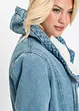 Manteau en jean avec maille peluche, bonprix