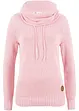 Pull à col roulé avec cordons, bonprix