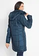 Veste longue matelassée, rembourrée avec col et capuche, bonprix