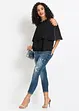Blouse à épaules dénudées avec dentelle, BODYFLIRT