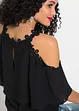 Blouse à épaules dénudées avec dentelle, BODYFLIRT