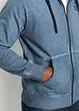 Sweat zippé à capuche, bonprix