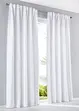 Lot de 2 rideaux en microfibre facile d’entretien, bonprix