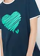 Lot de 2 T-shirts longs, bonprix