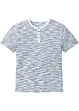 T-shirt à col Henley, 100% coton, bonprix