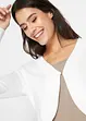 Gilet court en maille de viscose mélangée, bonprix