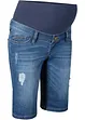 Bermuda en jean de grossesse, Regular, bonprix