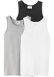 Lot de 3 maillots de corps, bonprix